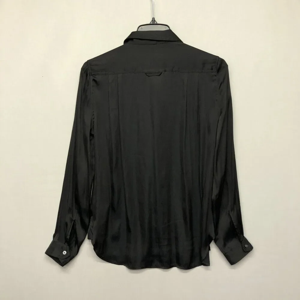 Banana Republic Black Button Down Shirt - Picture 12 of 14